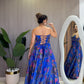 Blue rushed Bawaal Set