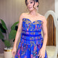 Blue rushed Bawaal Set