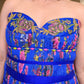 Blue rushed Bawaal Set