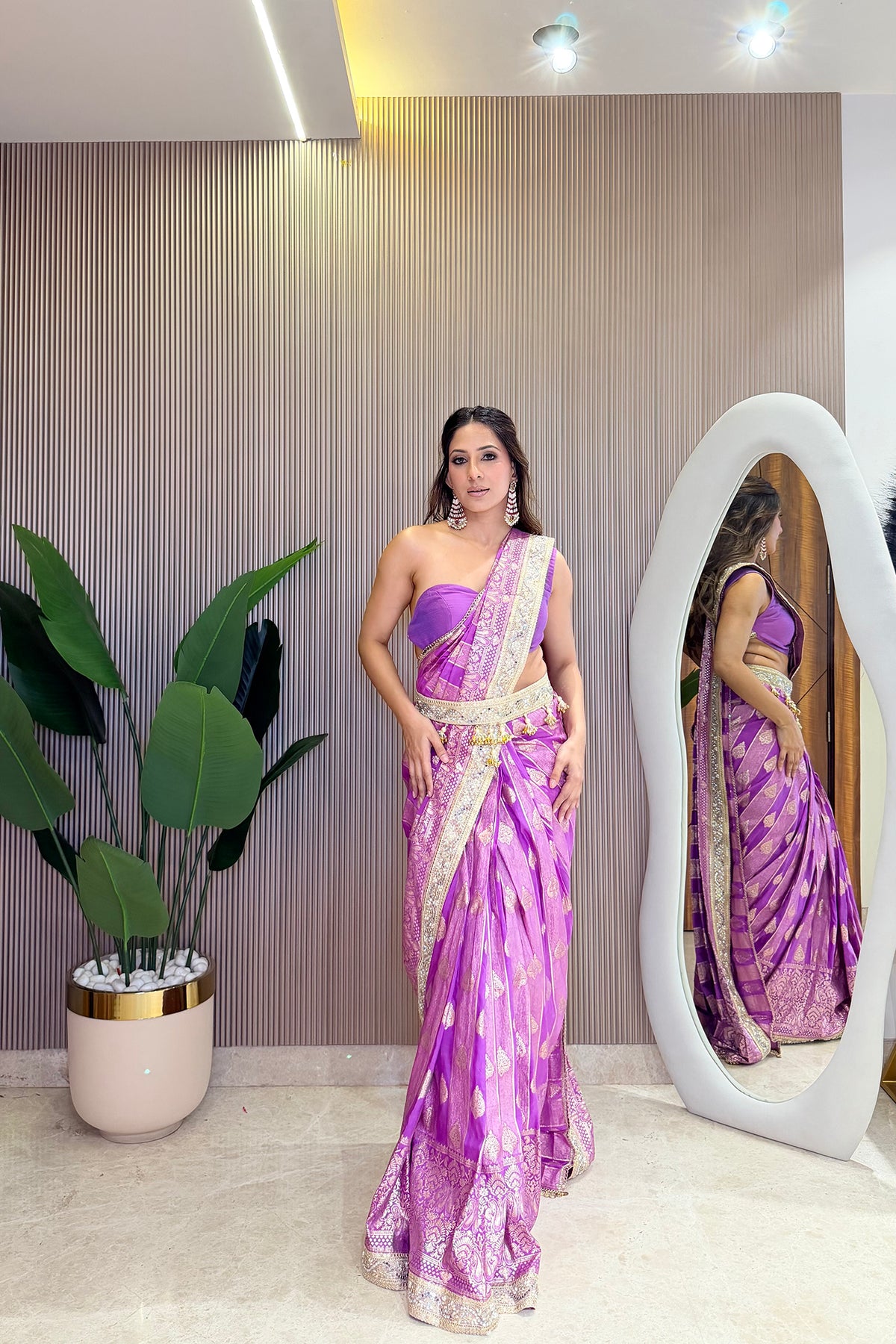 Jamuni Jalwa Pre-Draped Saree
