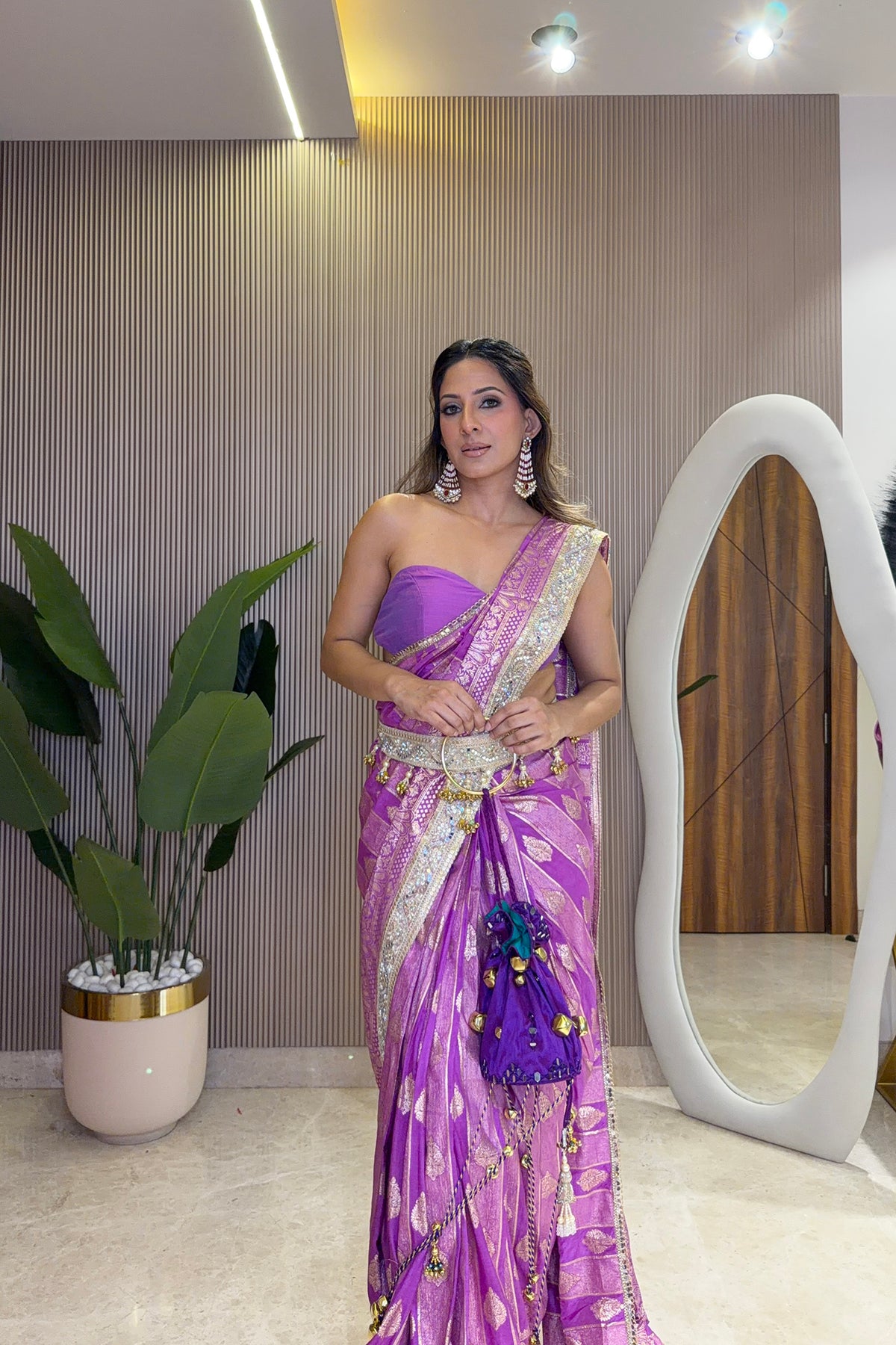 Jamuni Jalwa Pre-Draped Saree