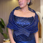 Midnight Nautanki Pre-Draped Saree Set