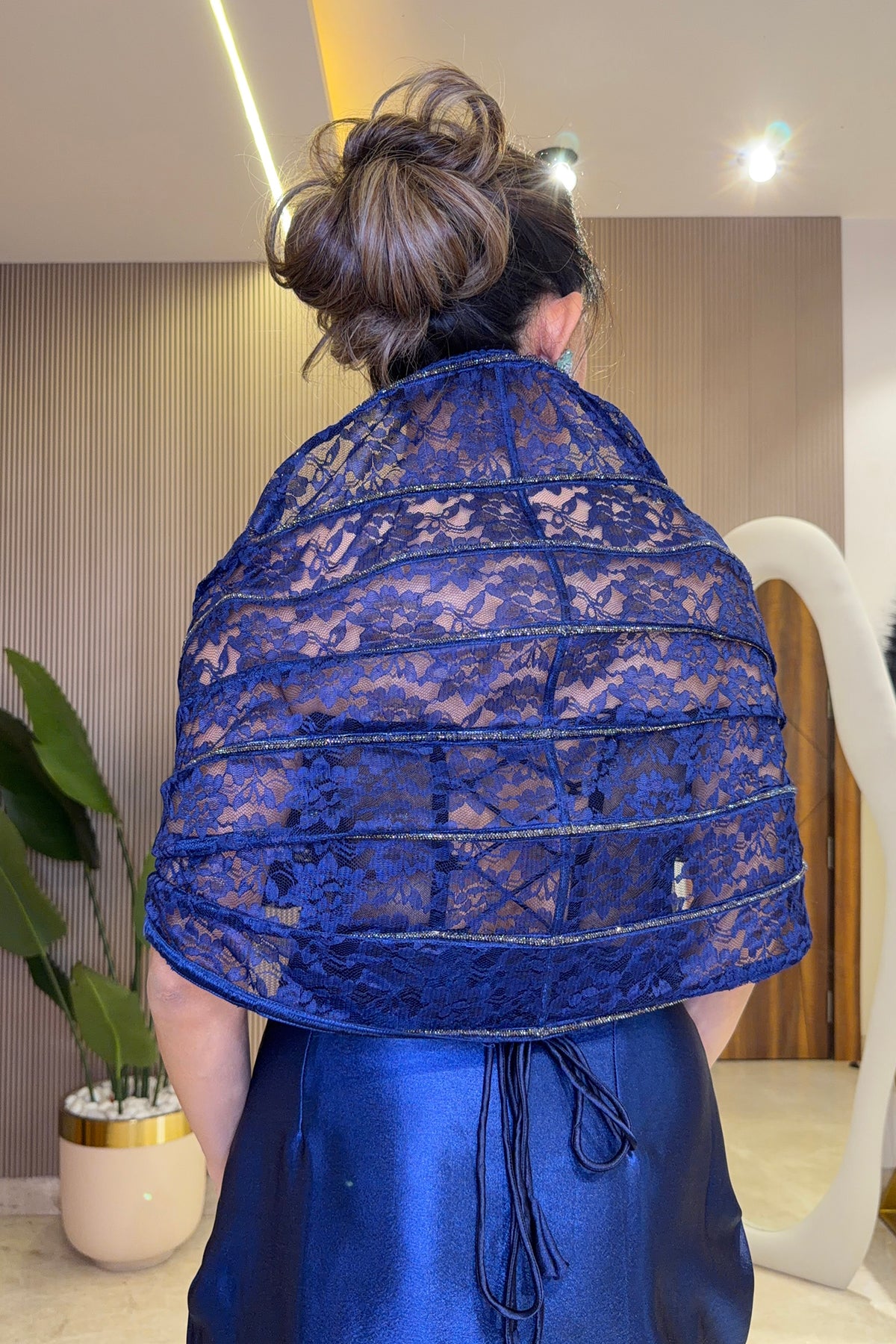 Midnight Nautanki Pre-Draped Saree Set