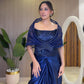 Midnight Nautanki Pre-Draped Saree Set