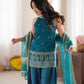 Teal Thumka Farshi Salwar Set