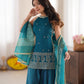 Teal Thumka Farshi Salwar Set