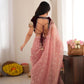 Gulabi Tashan & Tevar Saree Set