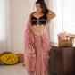 Gulabi Tashan & Tevar Saree Set