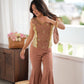 Dusty Rose Gulabi Gupshup Flare Set