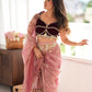 Gulabi Tashan & Tevar Saree Set