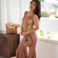 Dusty Rose Gulabi Gupshup Flare Set