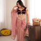 Gulabi Tashan & Tevar Saree Set