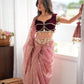 Gulabi Tashan & Tevar Saree Set