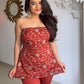Rust Drama Crush Silk Set