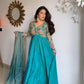 Mehendi Rang Anarkali Set