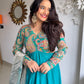 Mehendi Rang Anarkali Set