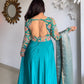 Mehendi Rang Anarkali Set