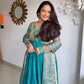 Mehendi Rang Anarkali Set