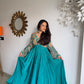 Mehendi Rang Anarkali Set