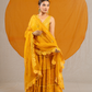 Opulent Granola Kanch Mirror Lehenga Choli with Dupatta