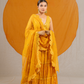 Opulent Granola Kanch Mirror Lehenga Choli with Dupatta