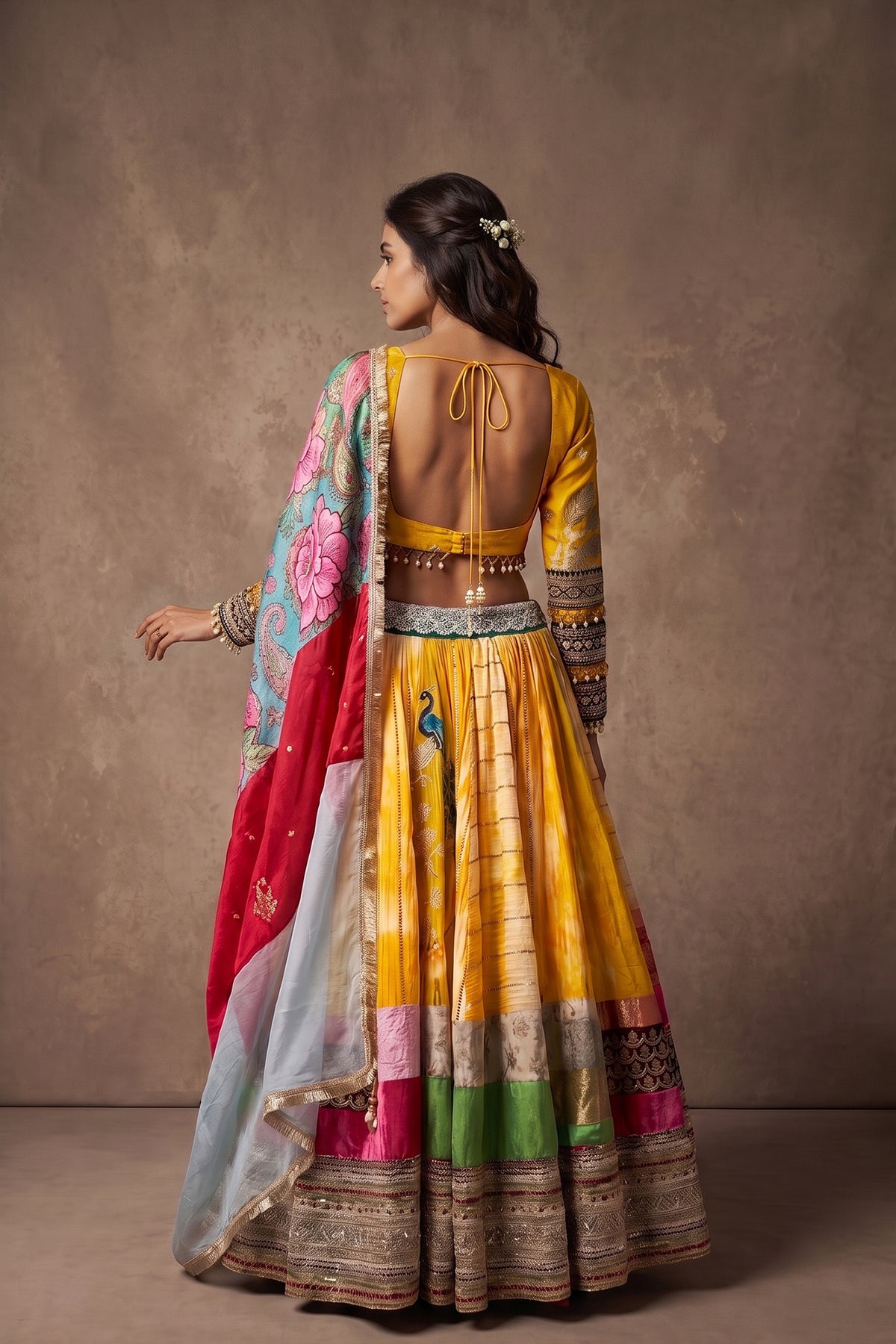 Sunehri Ashrafi Lehenga Set