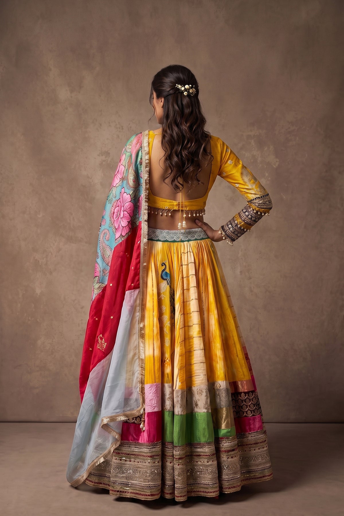 Sunehri Ashrafi Lehenga Set