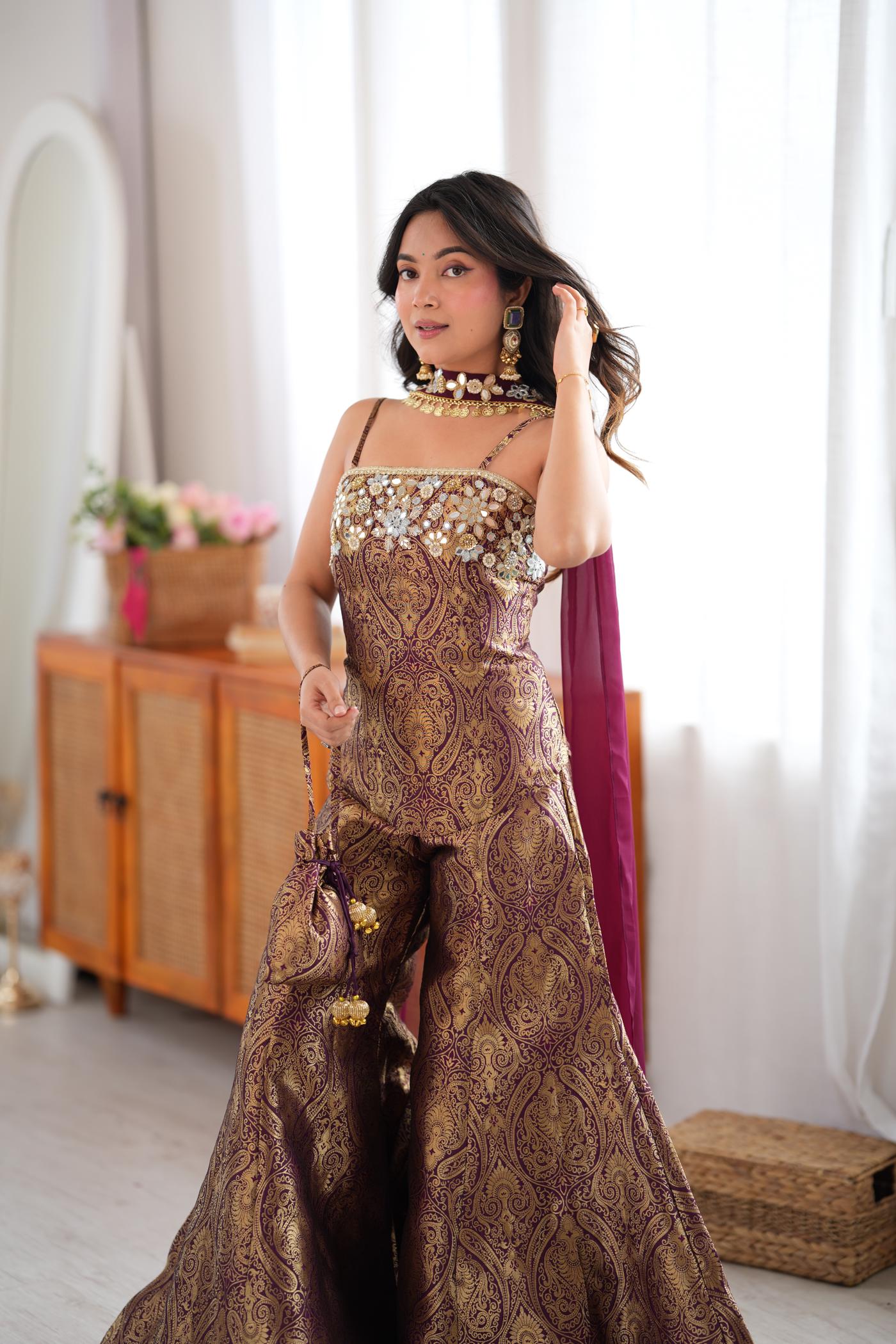 Shahi Swag Sharara Set