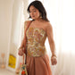 Peach Please Pre-Saree Drape Set