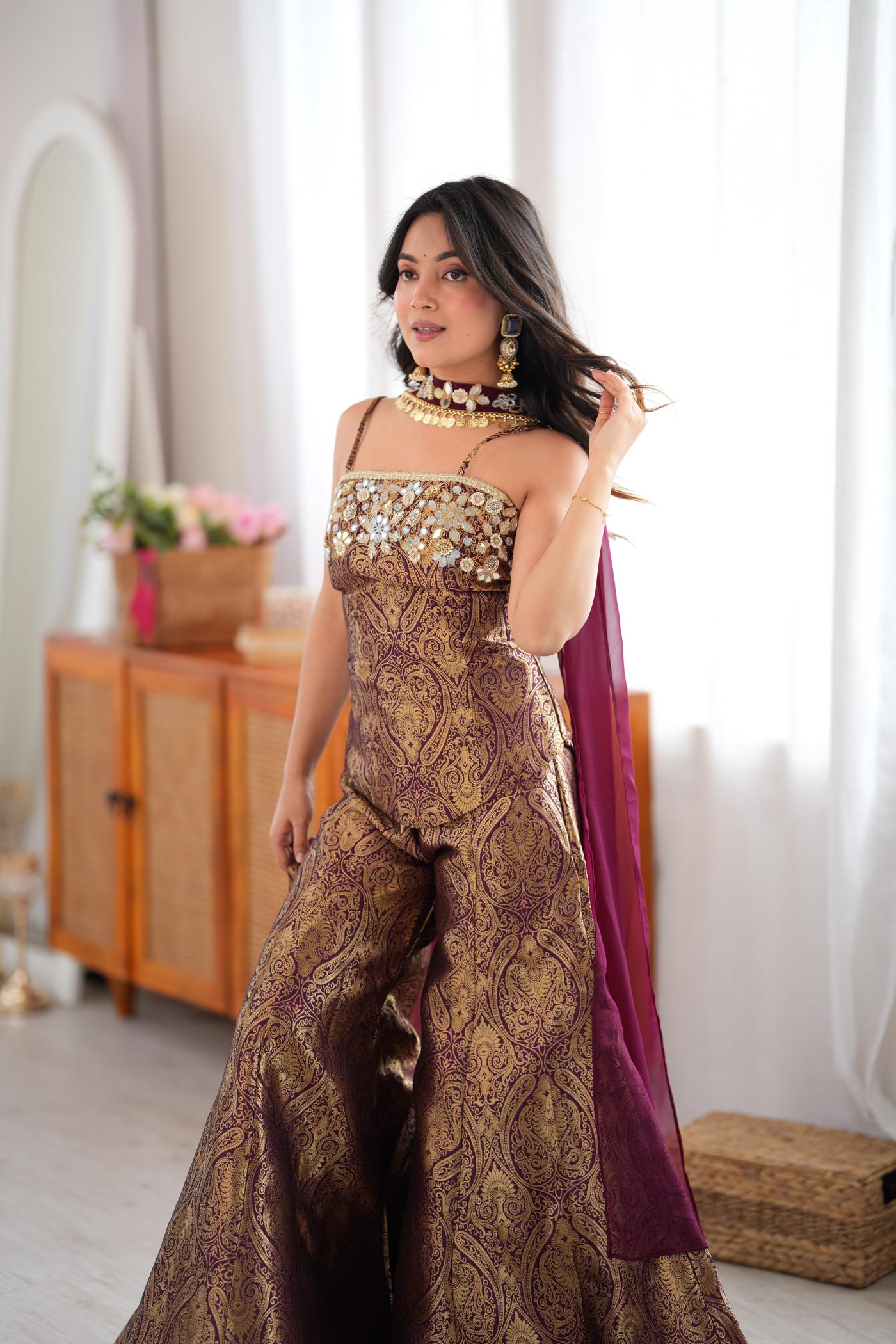 Shahi Swag Sharara Set