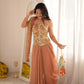 Peach Please Pre-Saree Drape Set