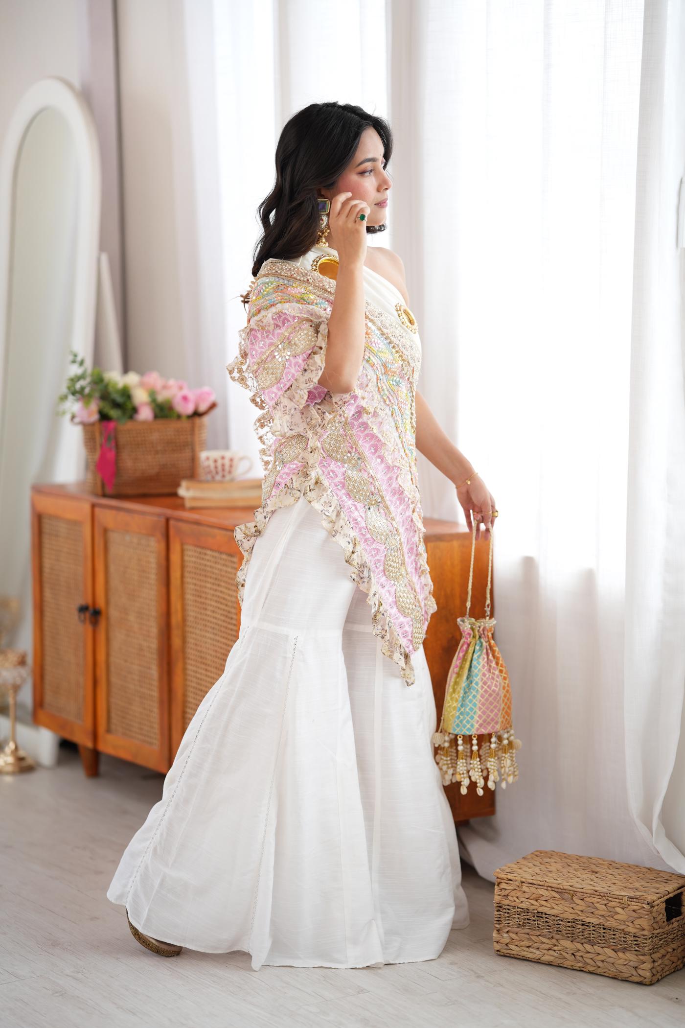 Rang Riot Mirror Sharara Set