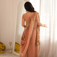 Peach Please Pre-Saree Drape Set