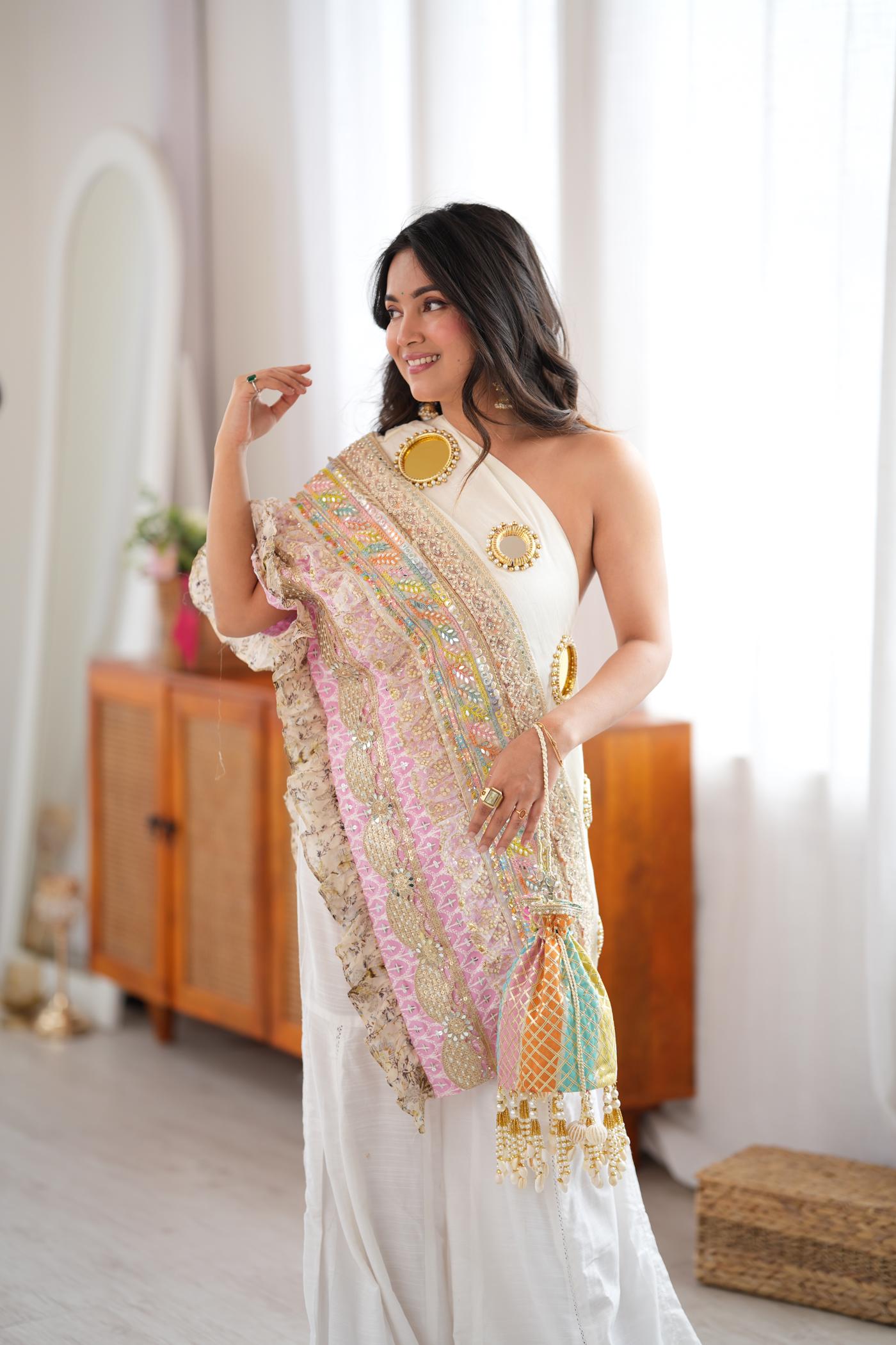 Rang Riot Mirror Sharara Set
