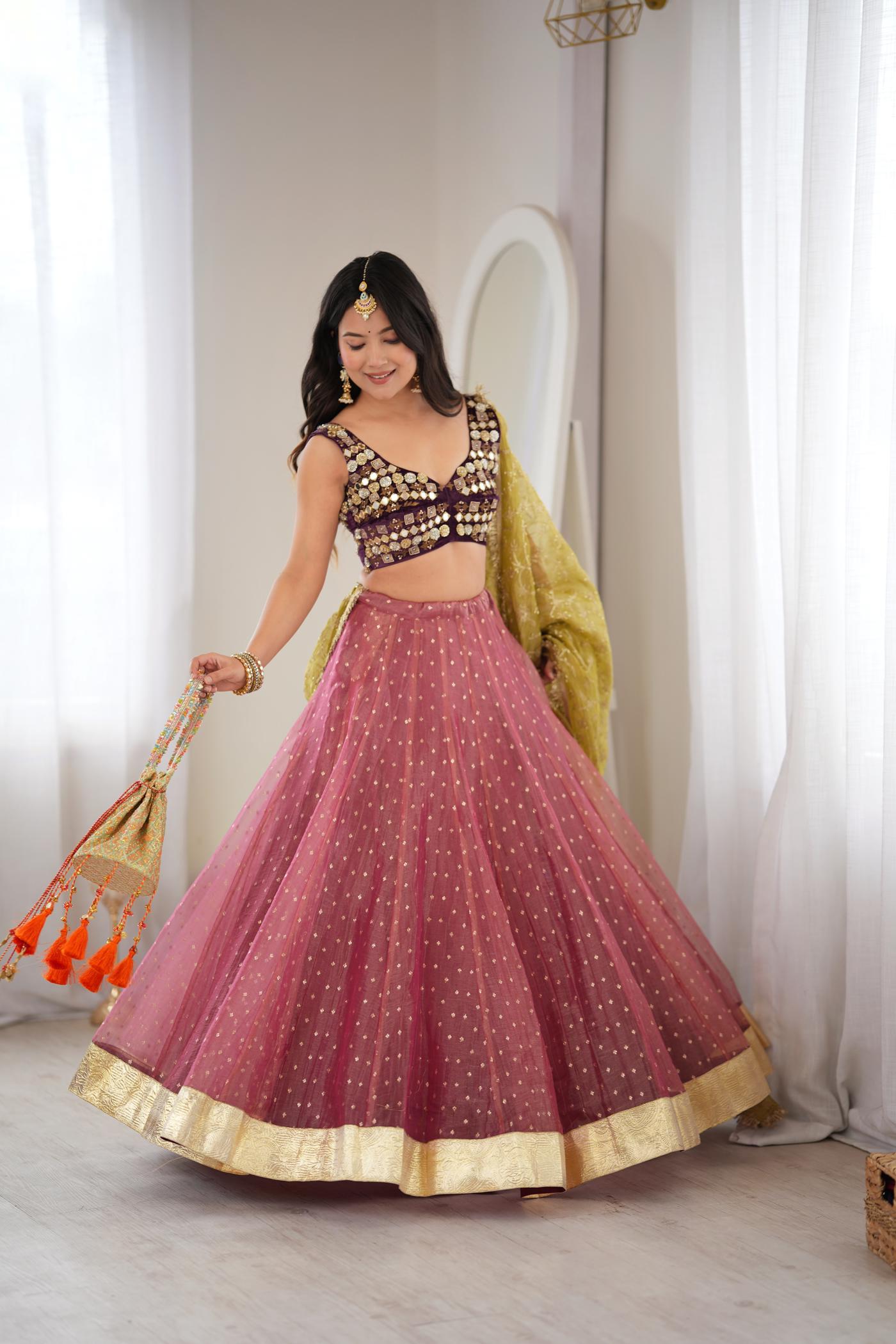 Angoori Gulnaar Lehenga Set