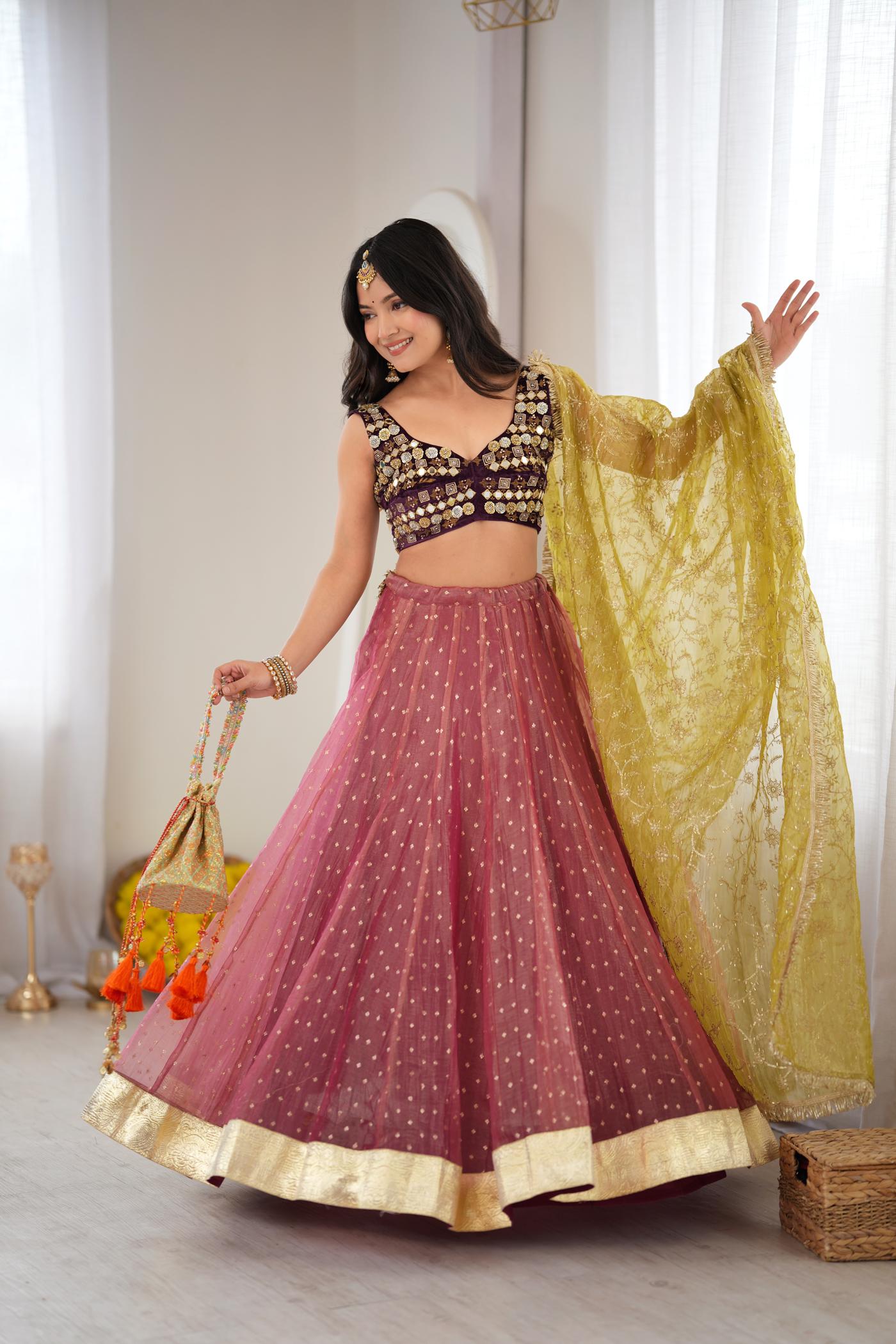 Angoori Gulnaar Lehenga Set