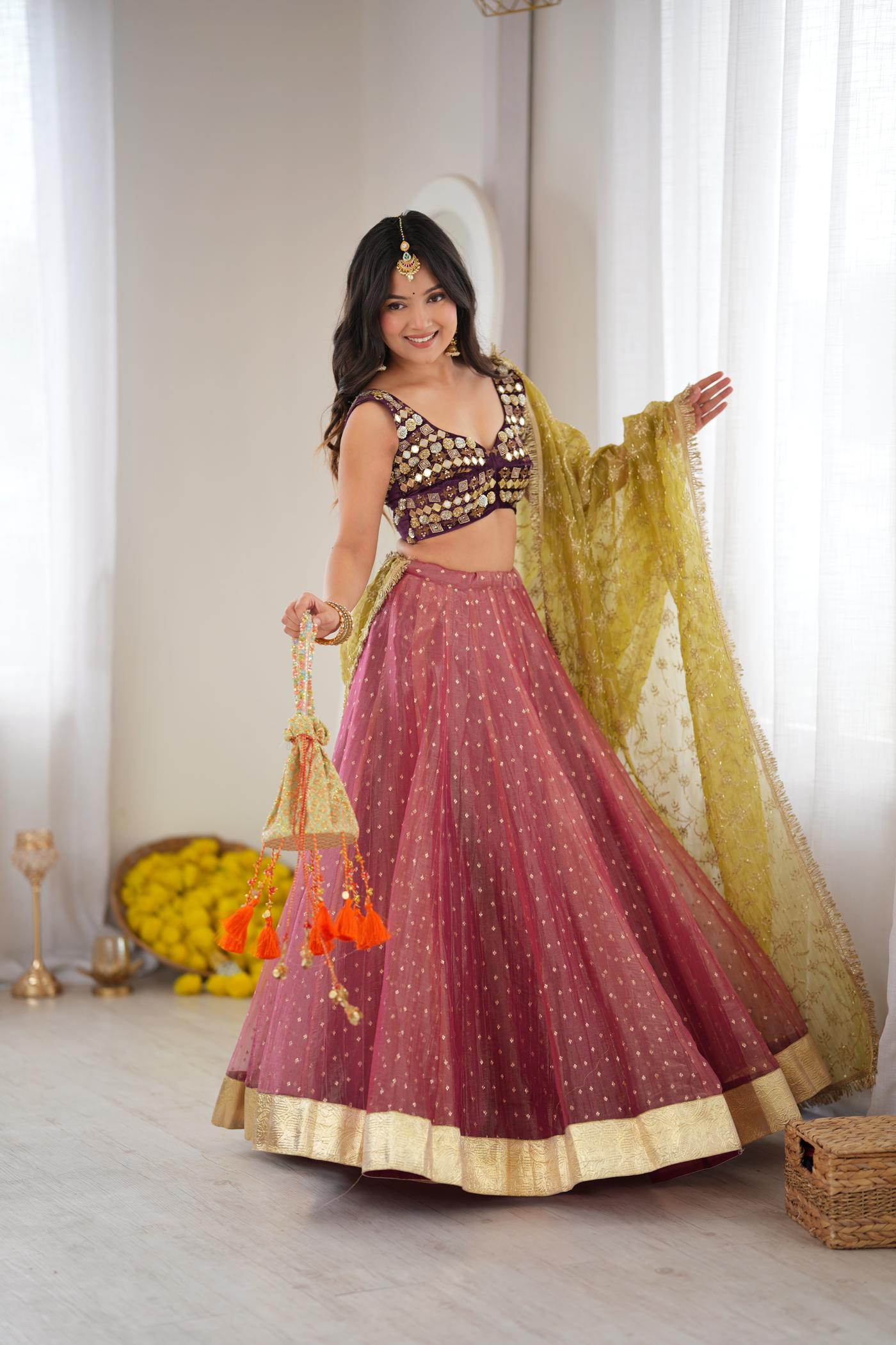 Angoori Gulnaar Lehenga Set