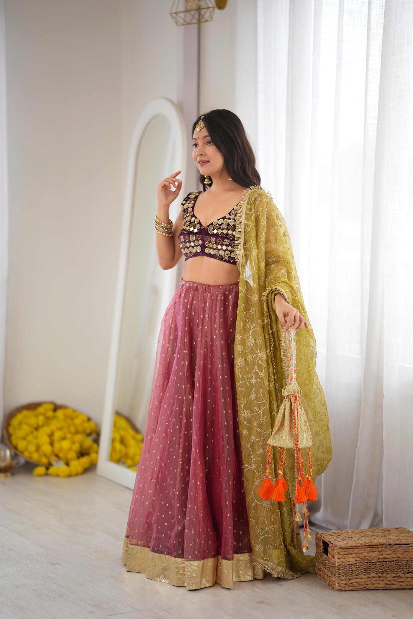 Angoori Gulnaar Lehenga Set