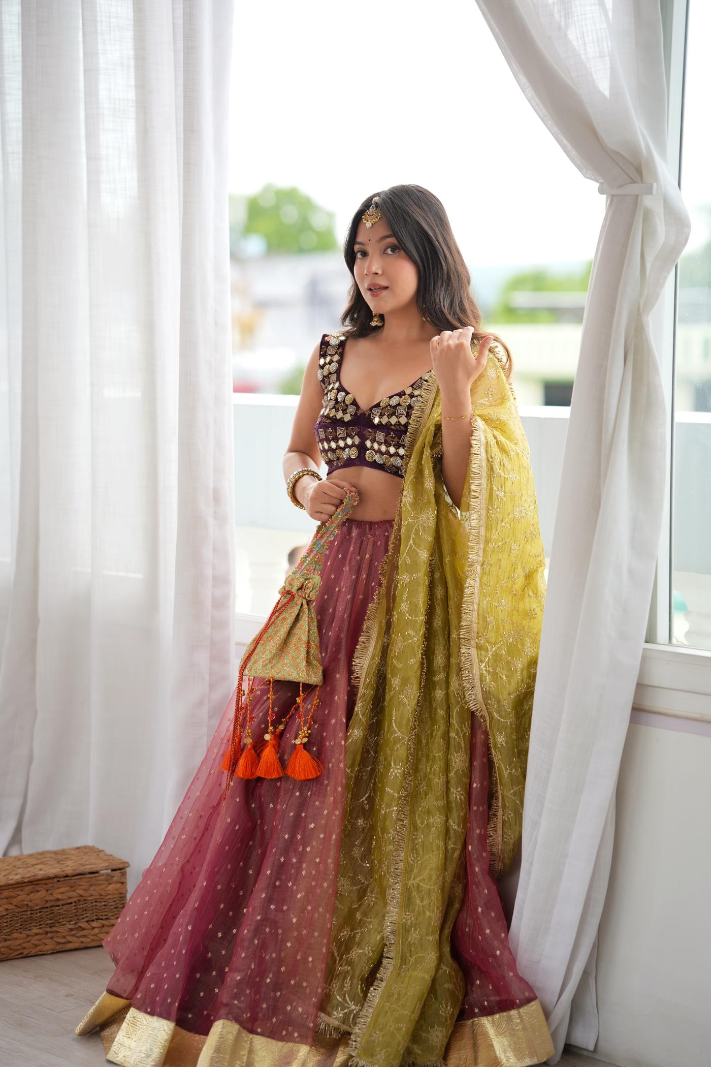 Angoori Gulnaar Lehenga Set
